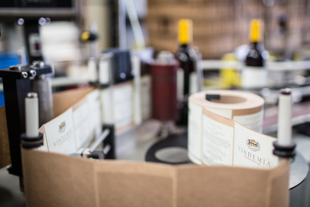 Packaged and labelled stock staged for a private label order