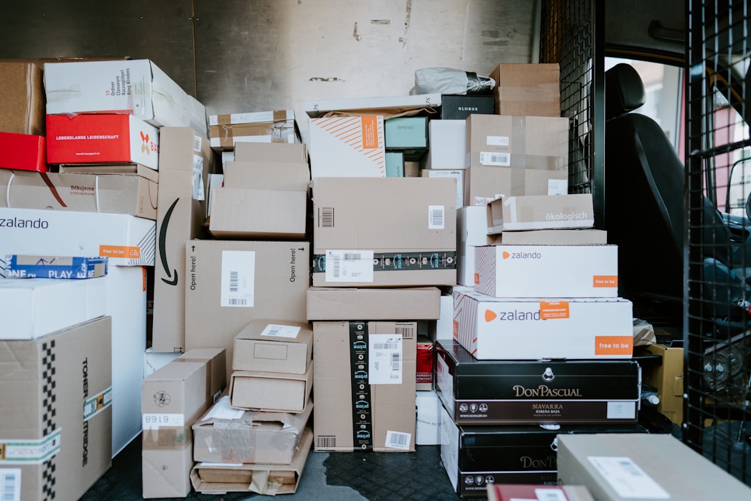 Packaged and labelled stock staged for a private label order