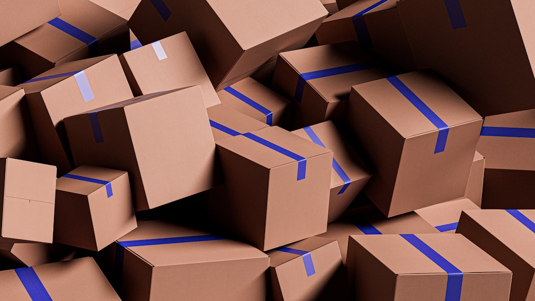 Packaged and labelled stock staged for a private label order