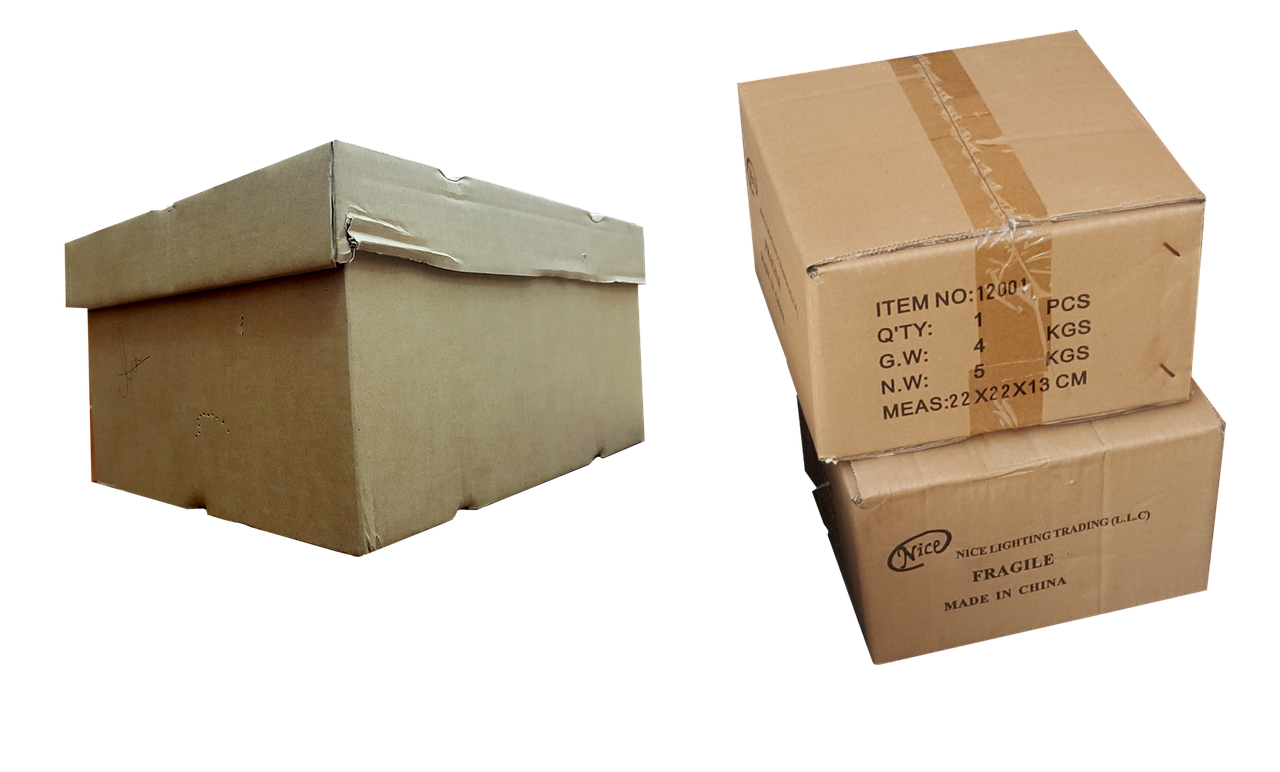 Packaged and labelled stock staged for a private label order