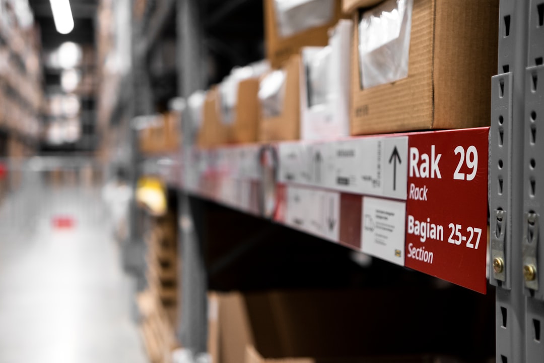 Packaged and labelled stock staged for a private label order
