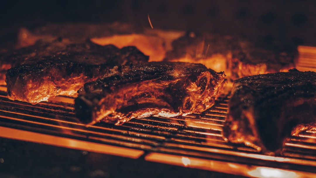 A barbecue smoker holding a steady low temperature, the burn curve good charcoal makes possible