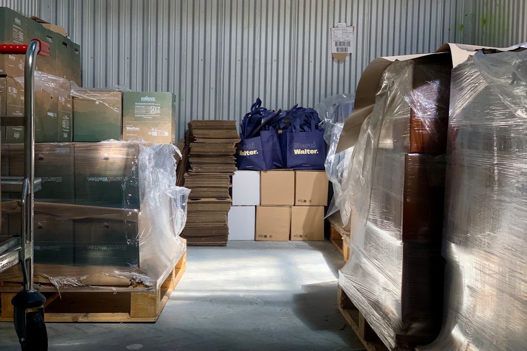 Packaging stock waiting to be filled, where minimum order quantities are decided