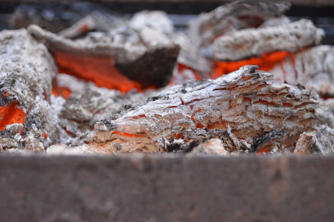 Close detail of charcoal structure, where density shows — What Are Charcoal Briquettes Made Of?