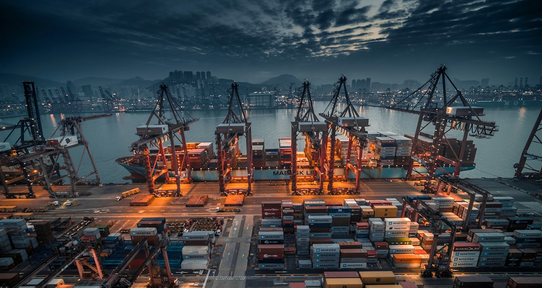 Containers at port, the export leg of a charcoal shipment — The Wood Charcoal Market: What Importers Should Know
